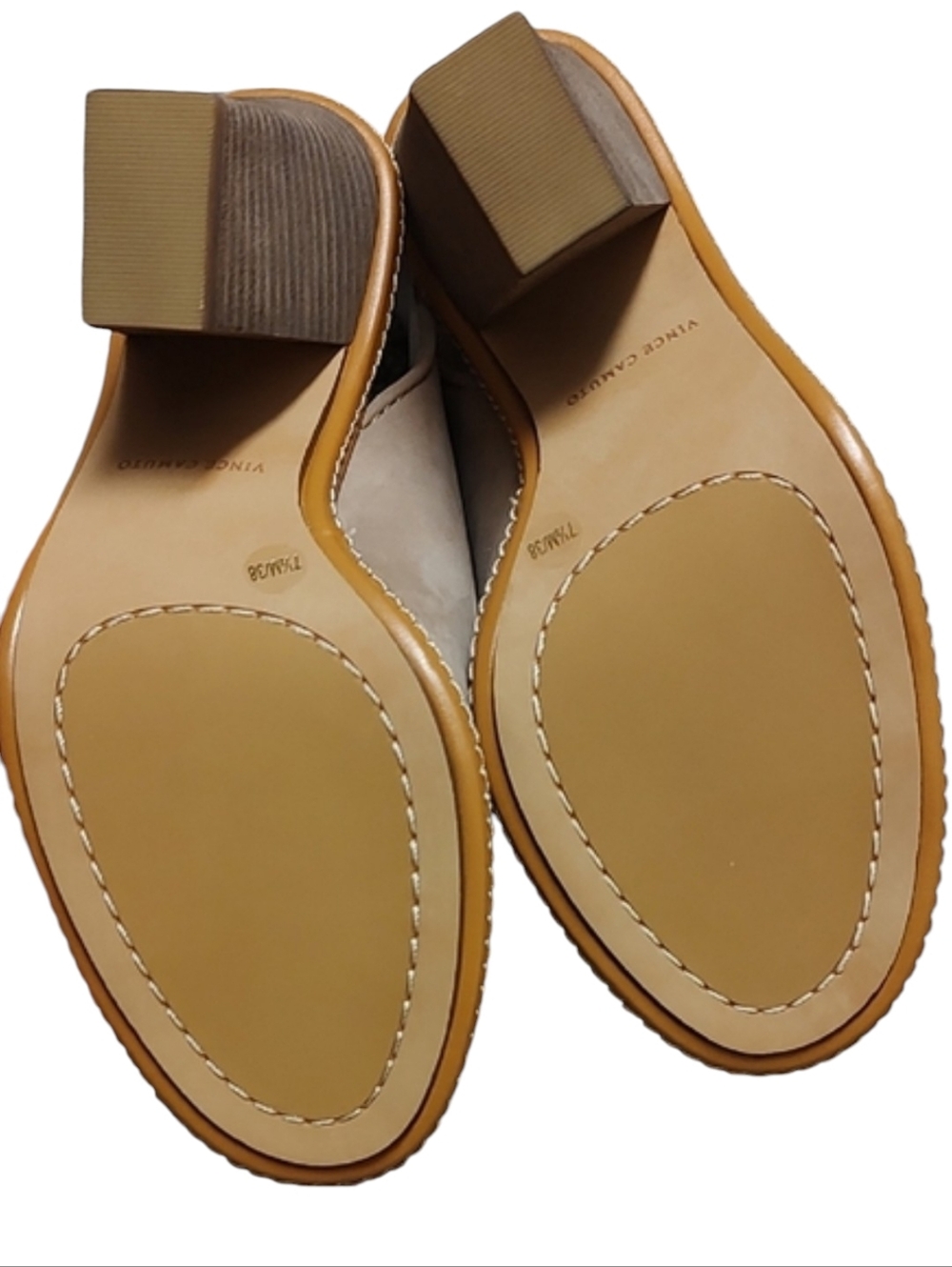 Vince Camuto Taupe Slingback Heels - Picture 5 of 7